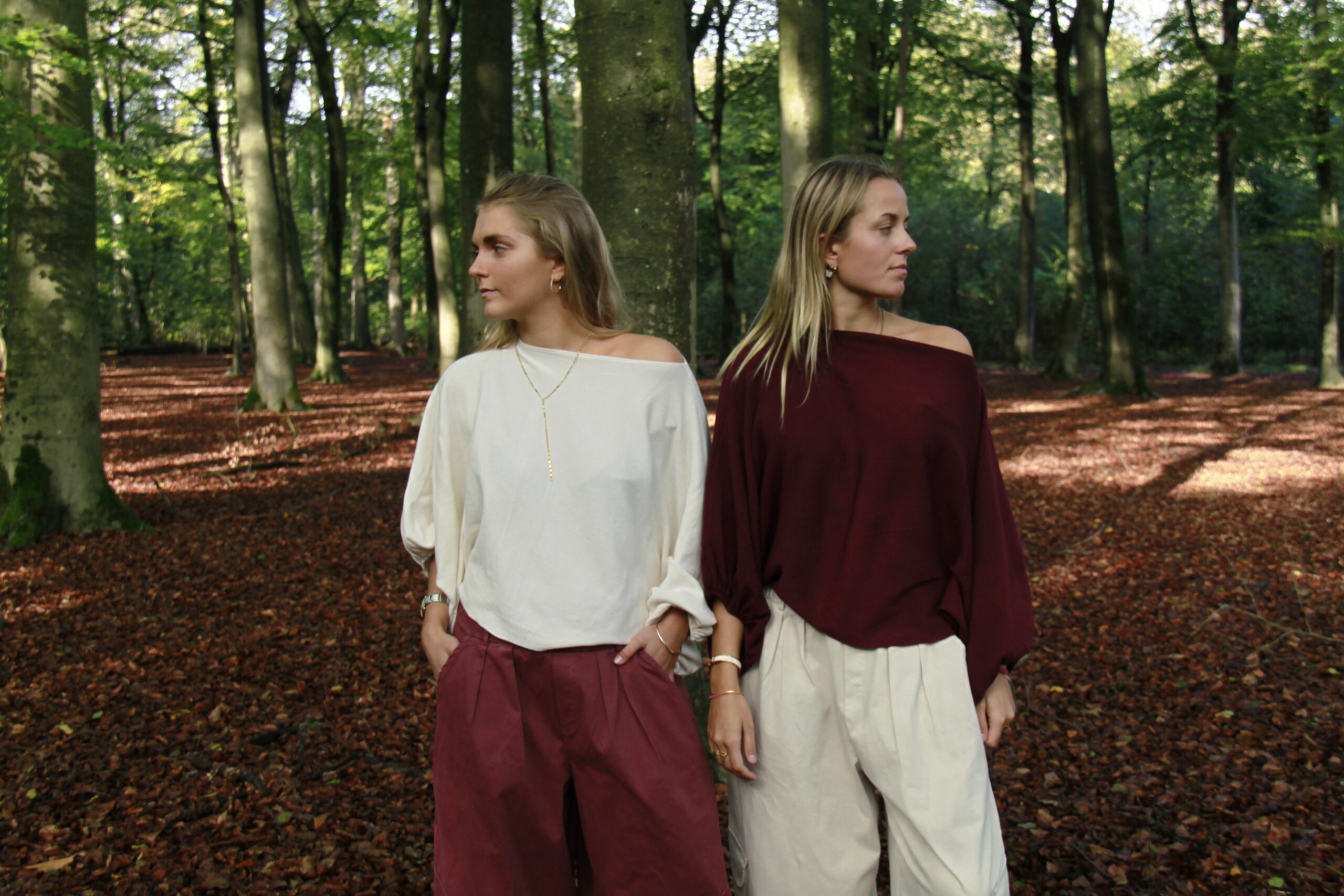 DELPHINE LOOSE KNIT TOP PLUM - Image 2